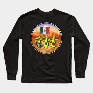 Avocado from Mexico avocado lover cute avocados Long Sleeve T-Shirt